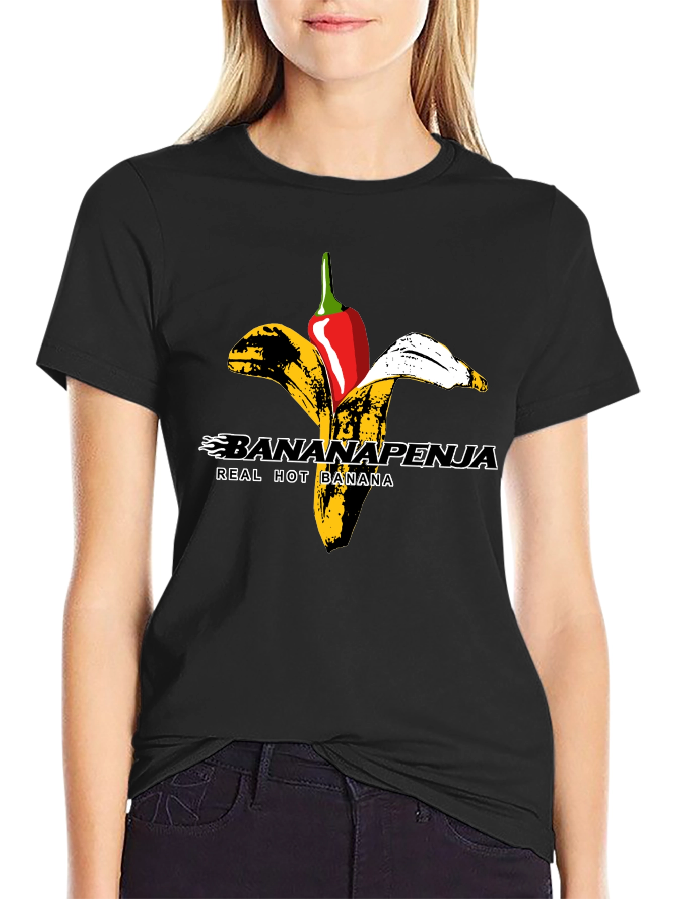 Camiseta Negra BananaPenja - ¡Picante y Original!