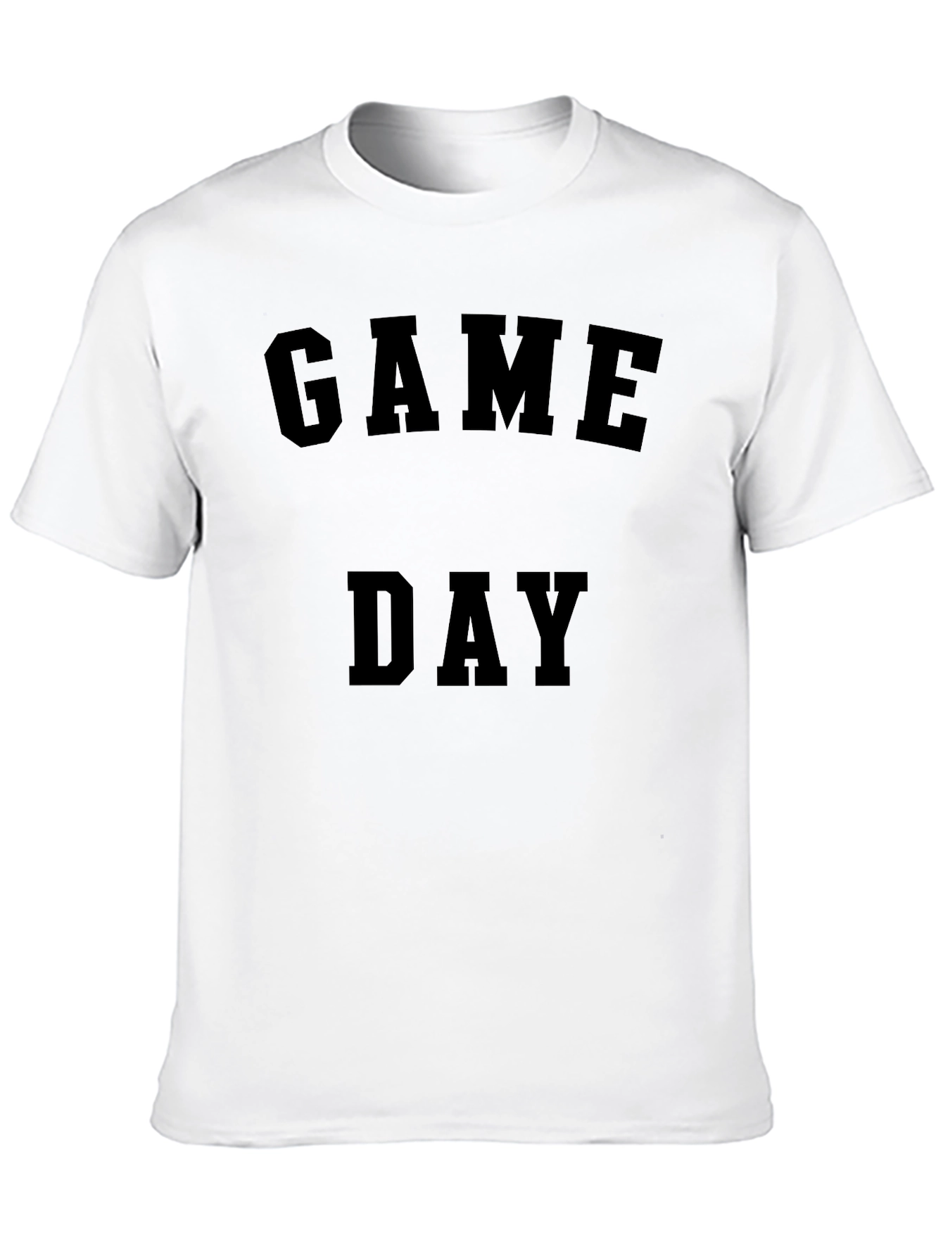 Camiseta Negra Día de Juego para Hombre