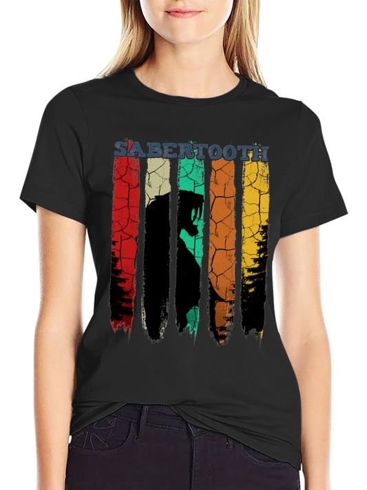 Camiseta Vintage Dientes de Sable