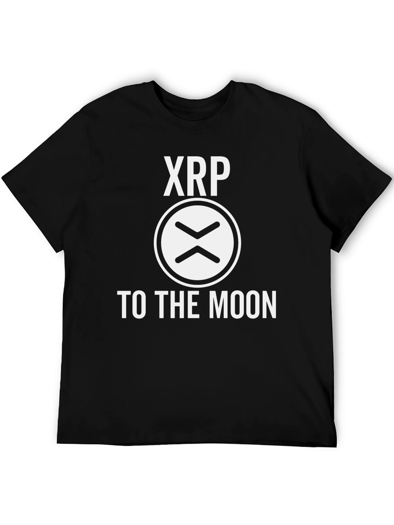 Camiseta Negra XRP To The Moon