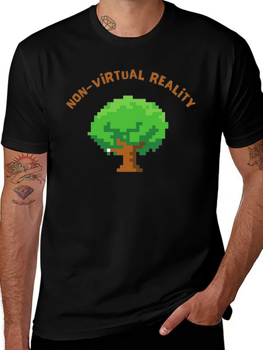 Camiseta No Realidad Virtual Pixelada