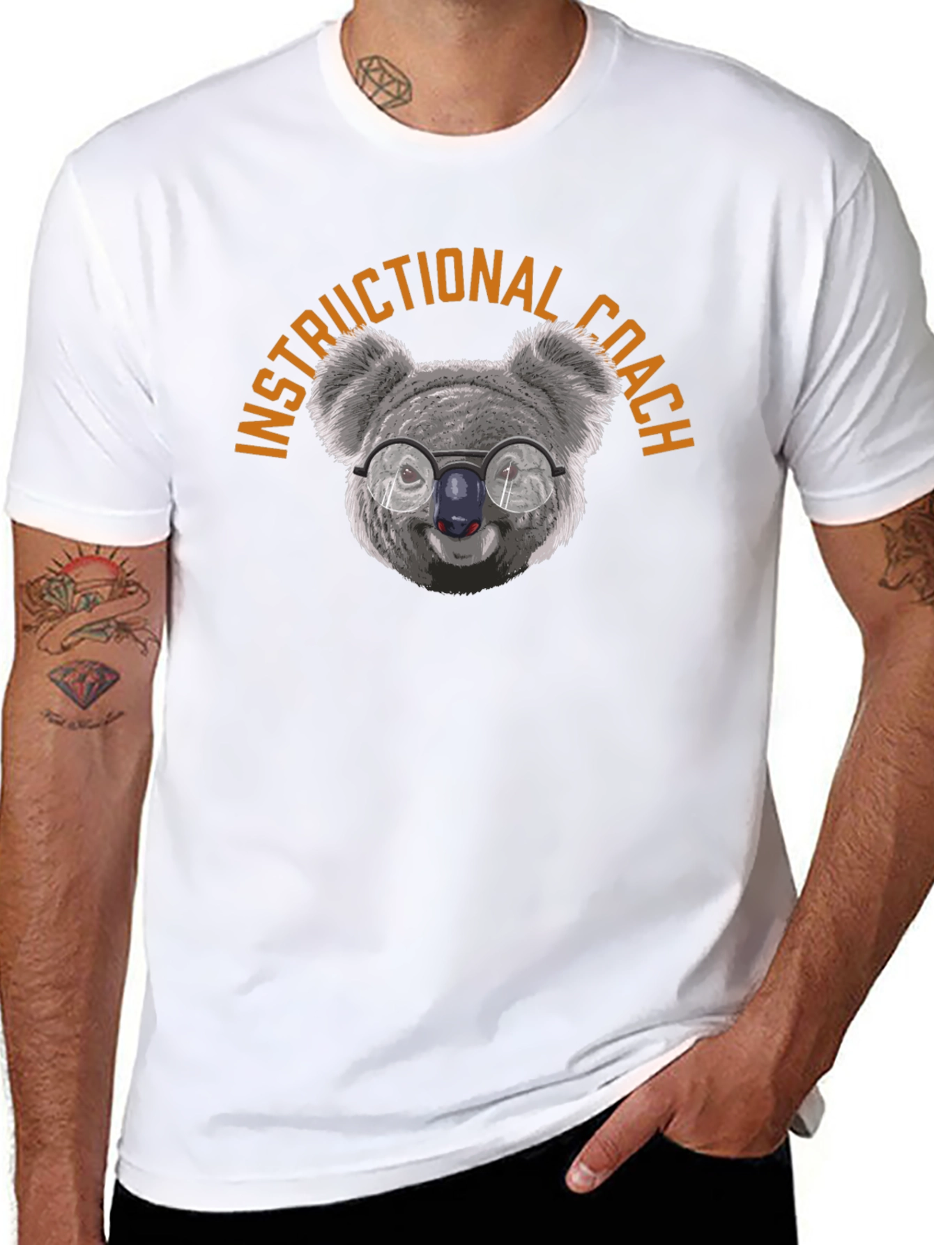 Camiseta Negra Coach Educacional Koala