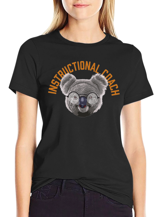 Camiseta Negra Coach Educacional Koala