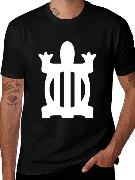Camiseta Negra con Adinkra Dwennimmen