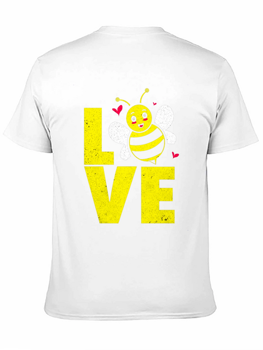 Camiseta Negra con Abeja LOVE