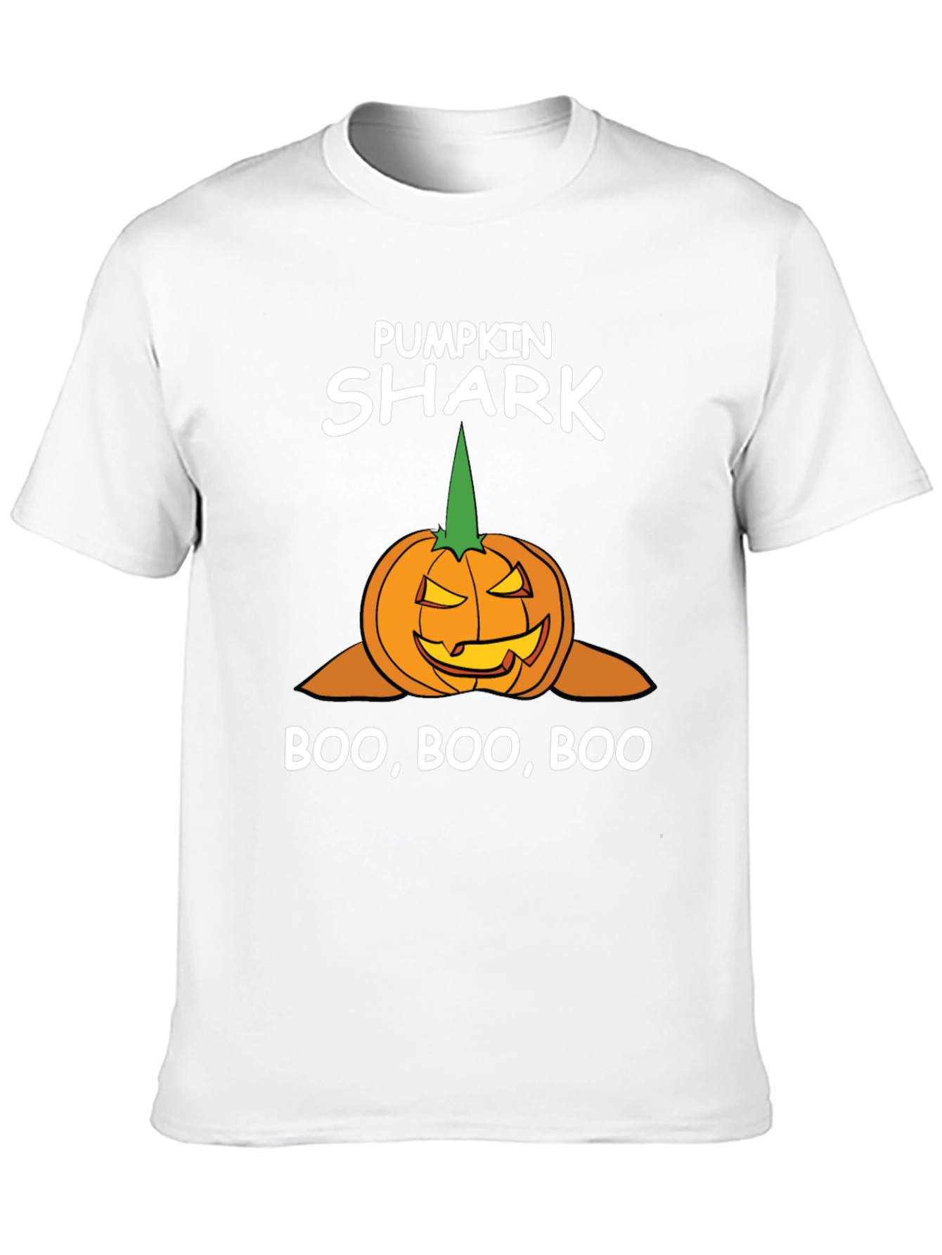Camiseta Halloween Tiburón Calabaza - Boo!