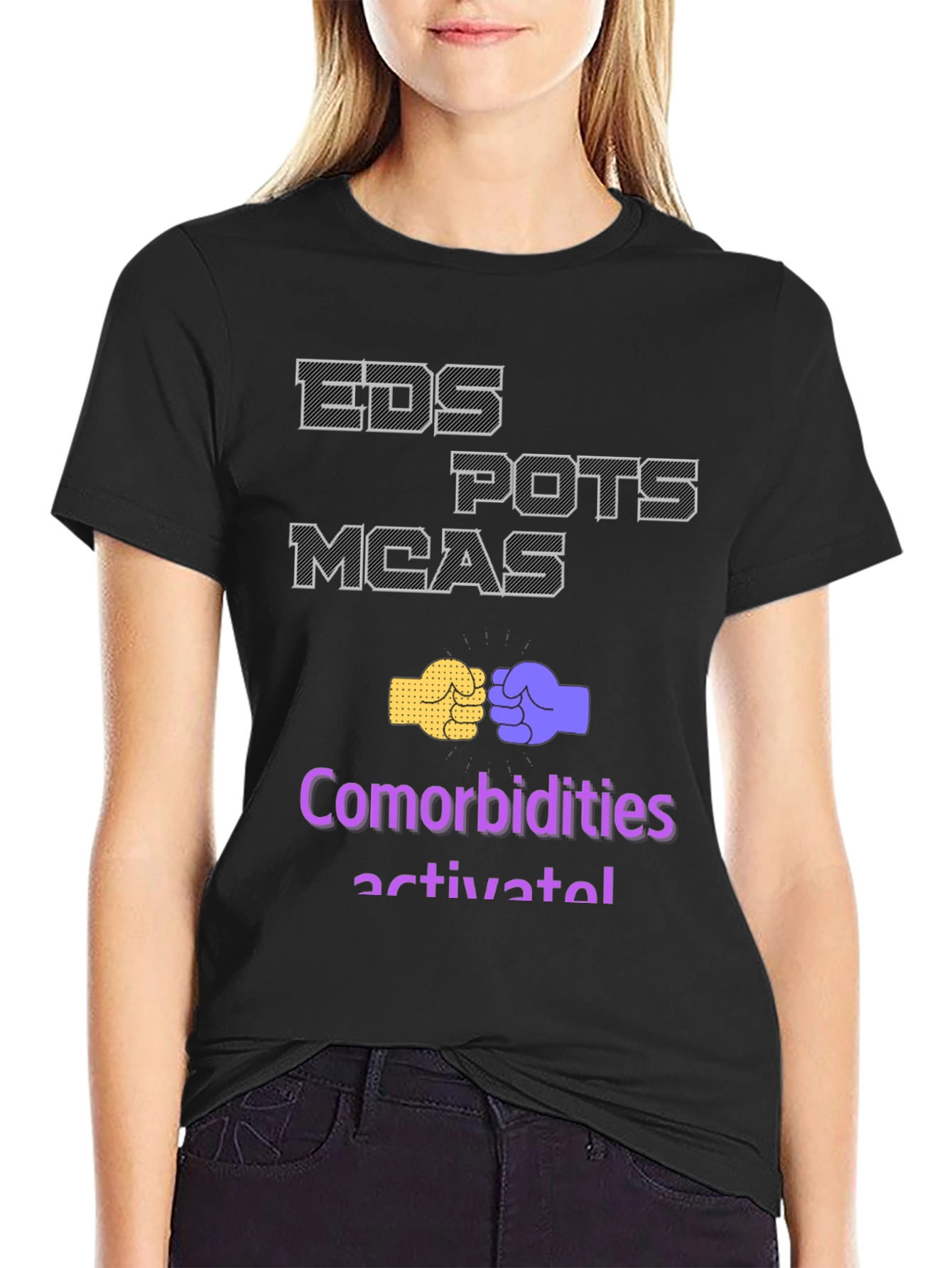 Camiseta EDS POTS MCAS Comorbilidades Activadas