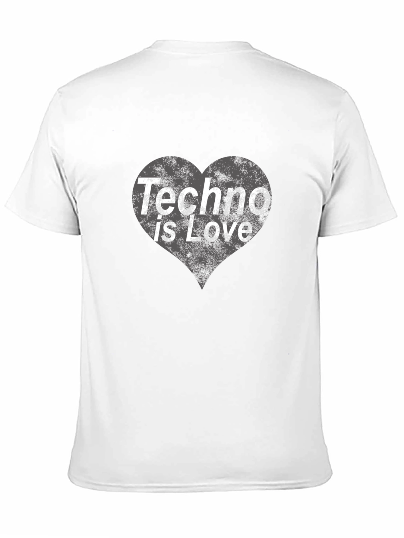 Camiseta Negra Techno is Love