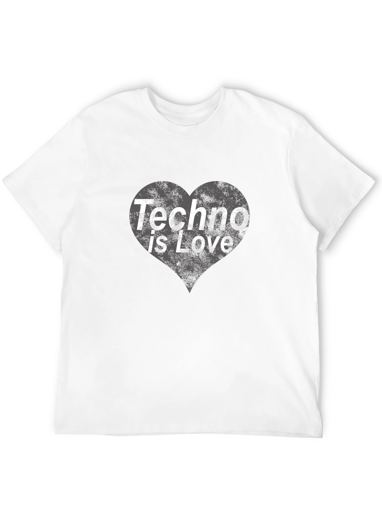Camiseta Negra Techno is Love