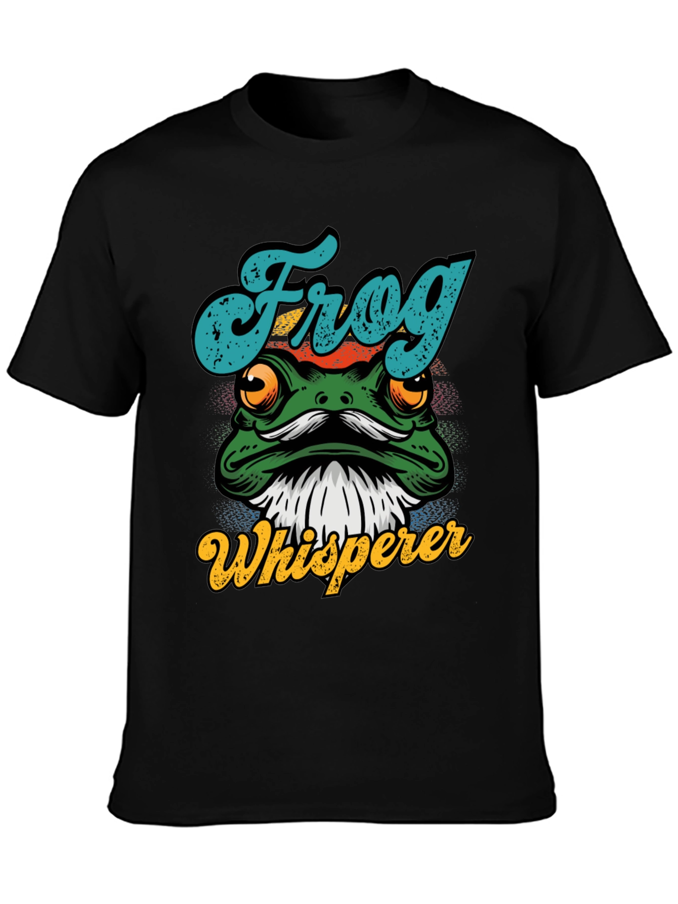 Camiseta Negra Frog Whisperer Diseño Divertido