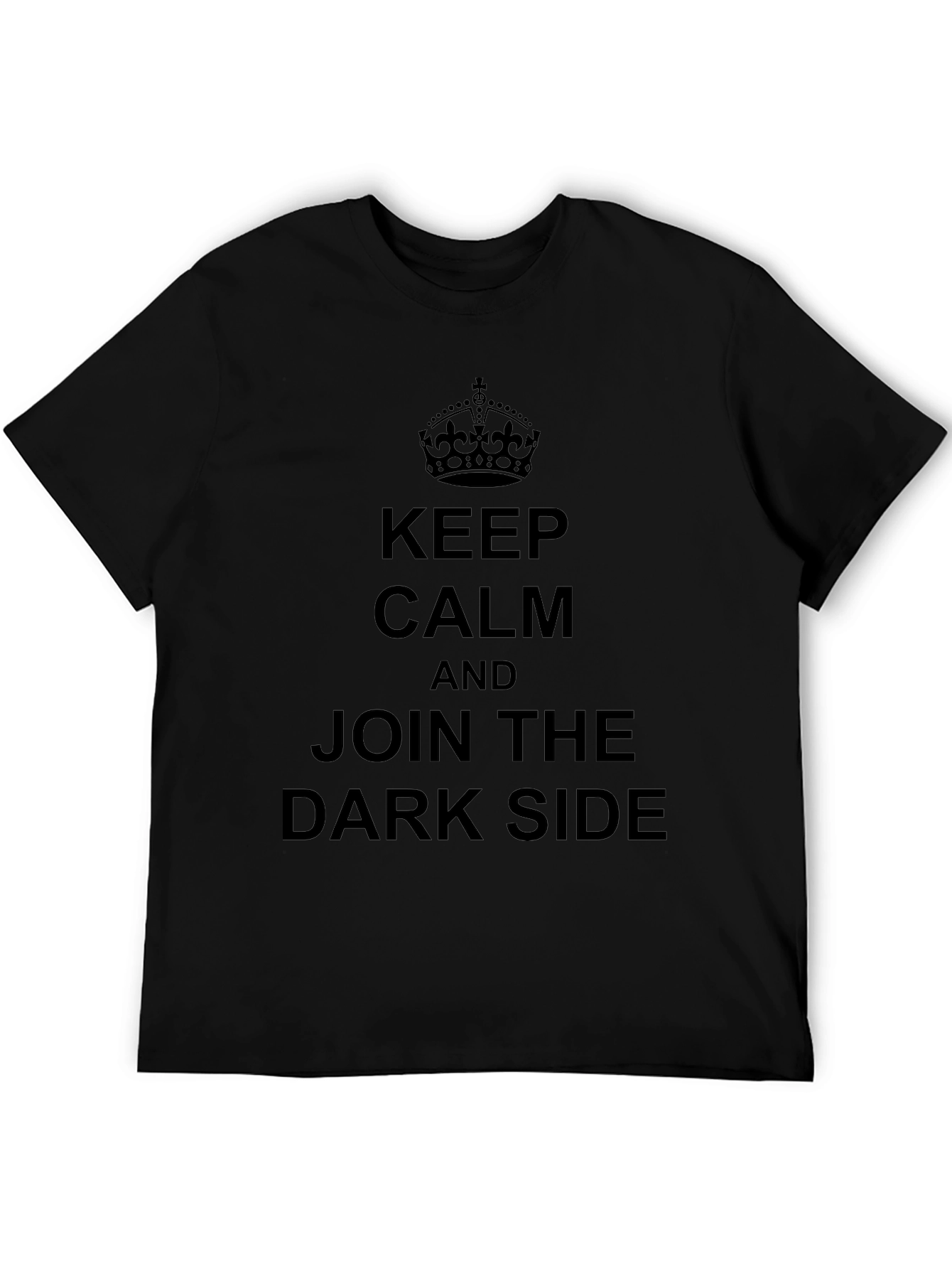 Camiseta Negra: Keep Calm & Join Dark Side