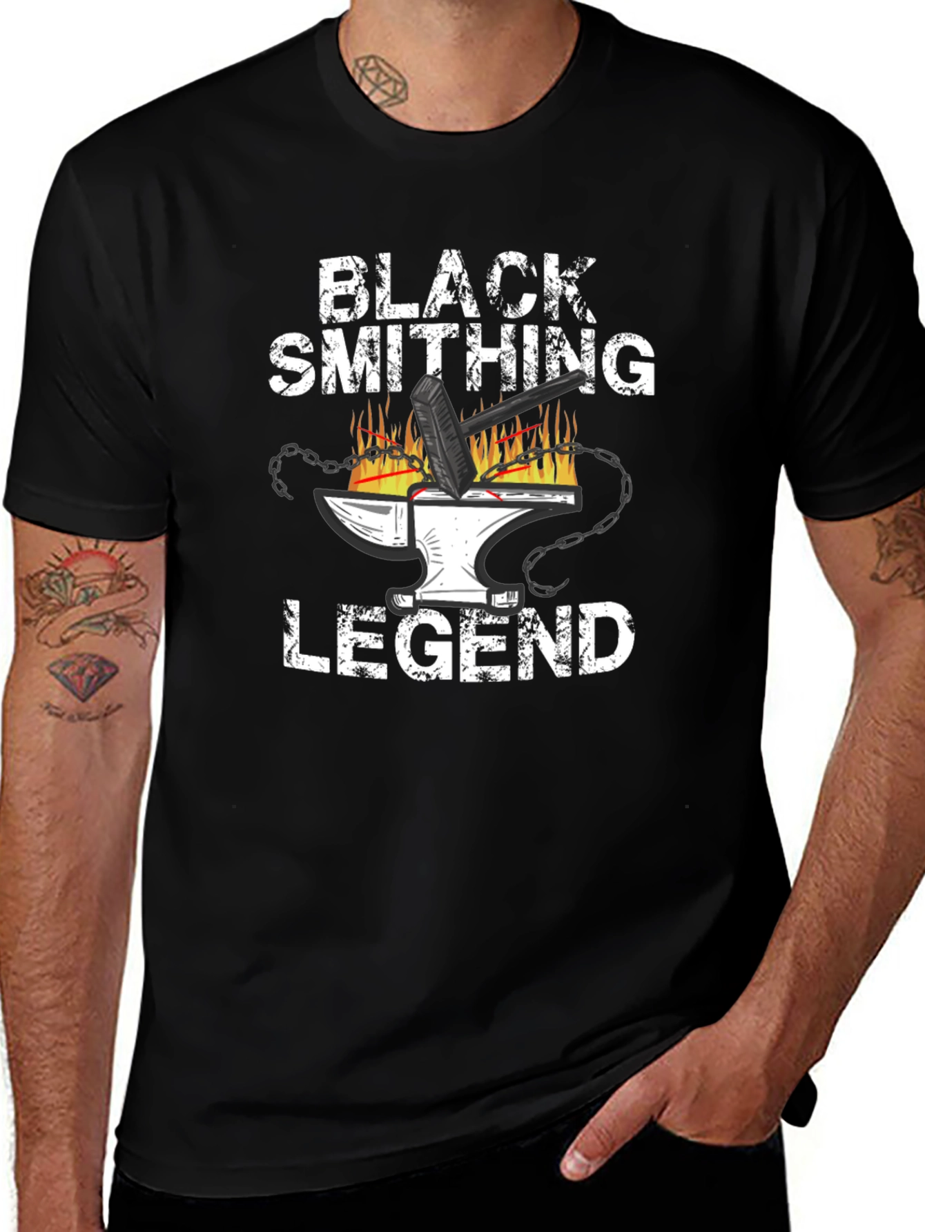 Camiseta Negra Herrero Leyenda