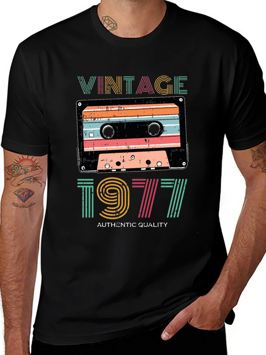 Camiseta Vintage 1977 Auténtica