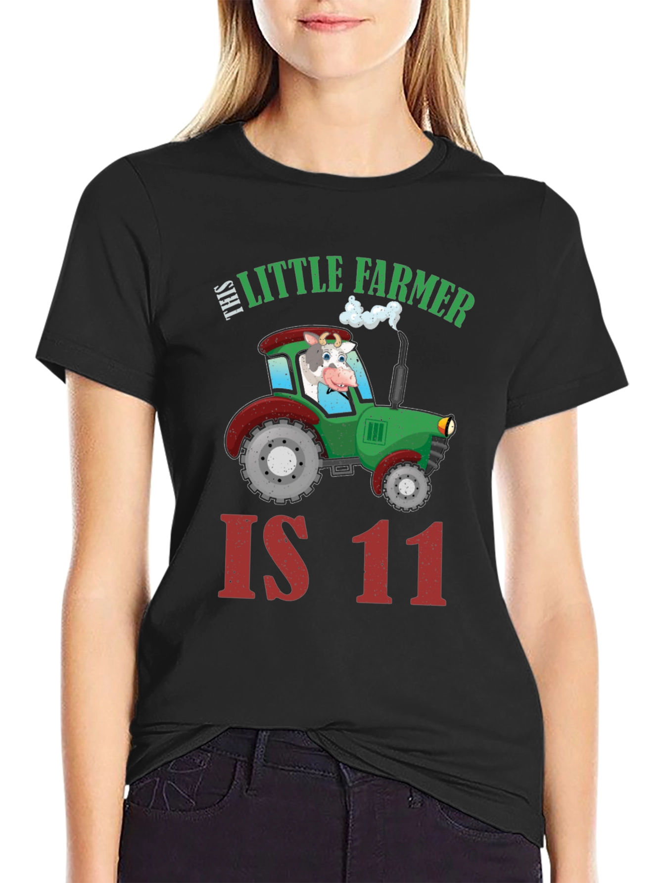 Camiseta Niño Granjero Tractor Cumpleaños 11