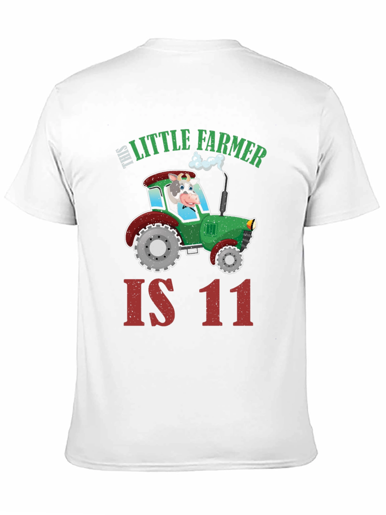Camiseta Niño Granjero Tractor Cumpleaños 11