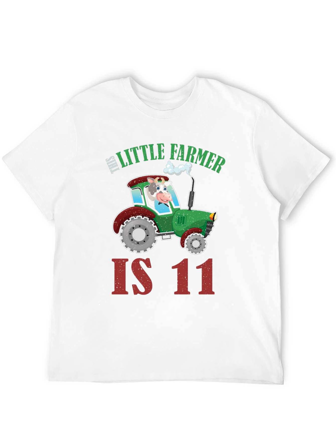 Camiseta Niño Granjero Tractor Cumpleaños 11