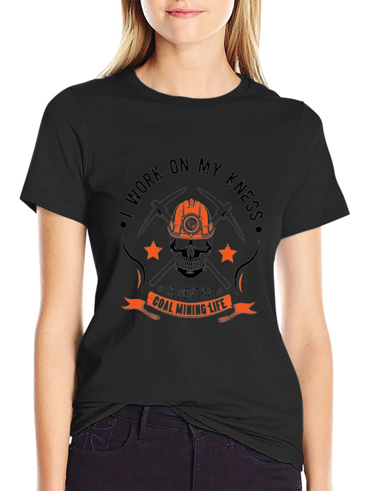 Camiseta Negra Coal Mining Life