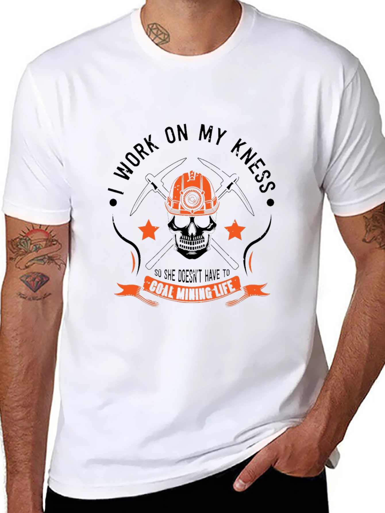 Camiseta Negra Coal Mining Life
