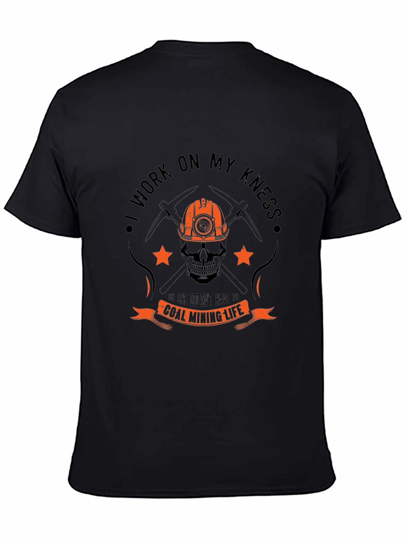 Camiseta Negra Coal Mining Life