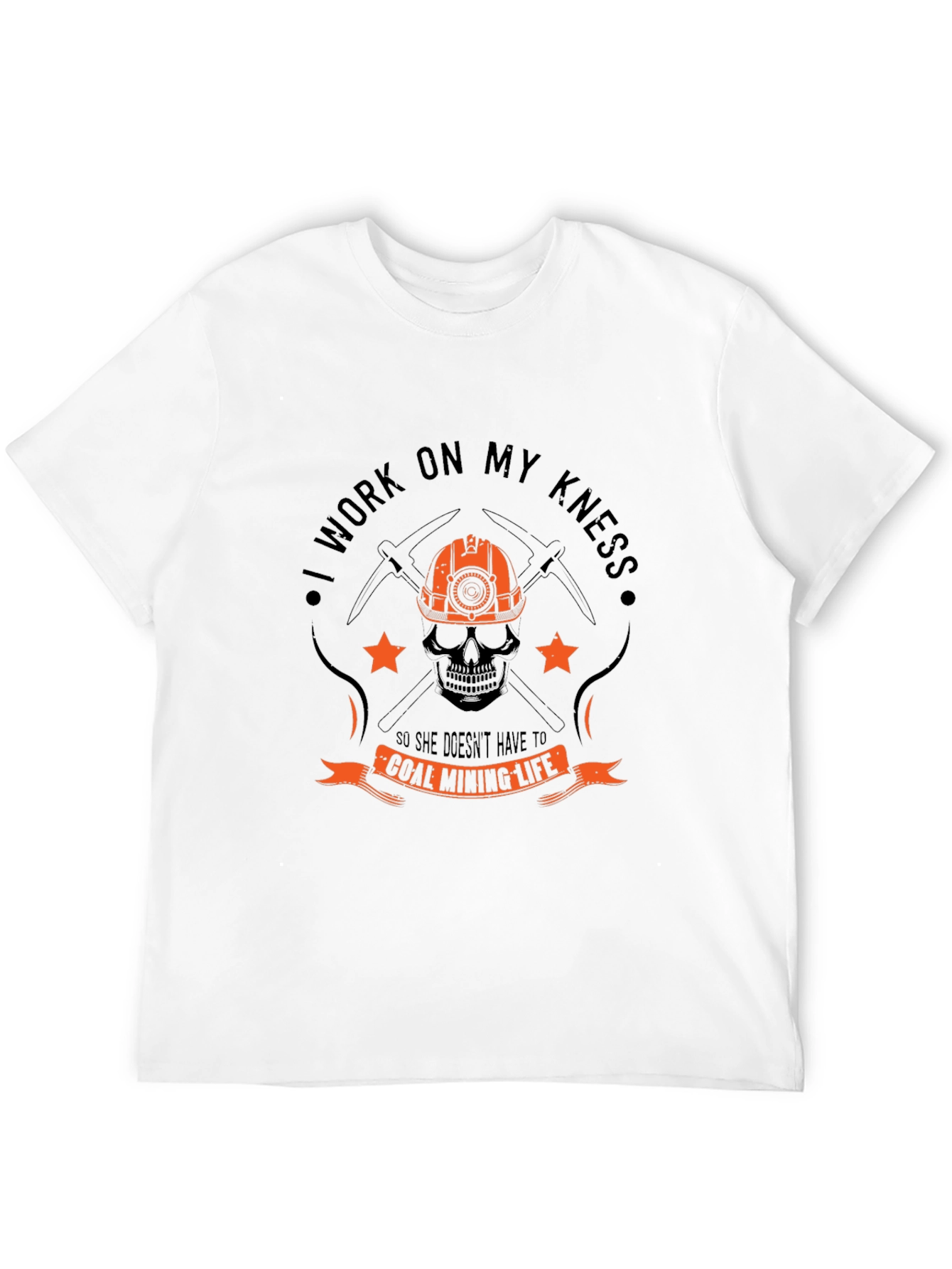 Camiseta Negra Coal Mining Life