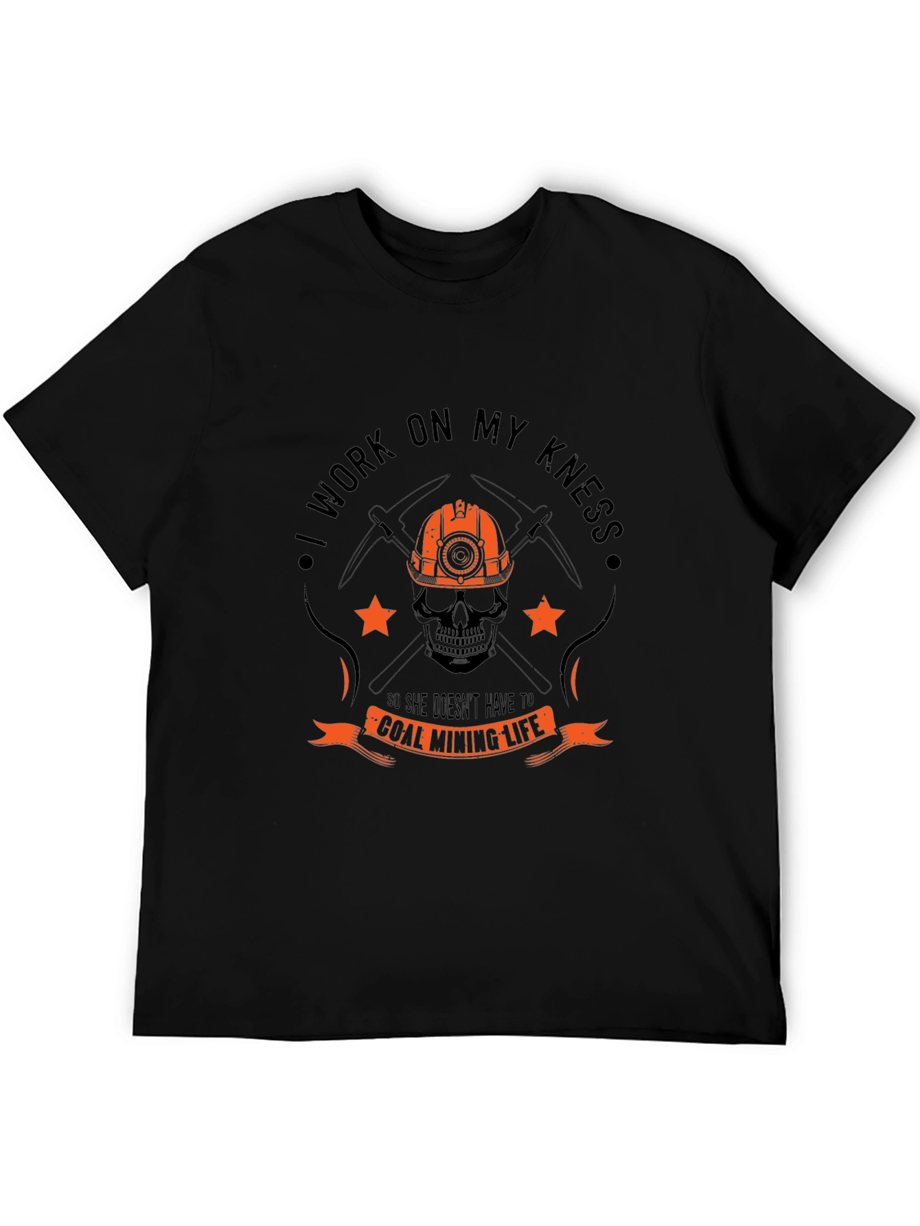 Camiseta Negra Coal Mining Life