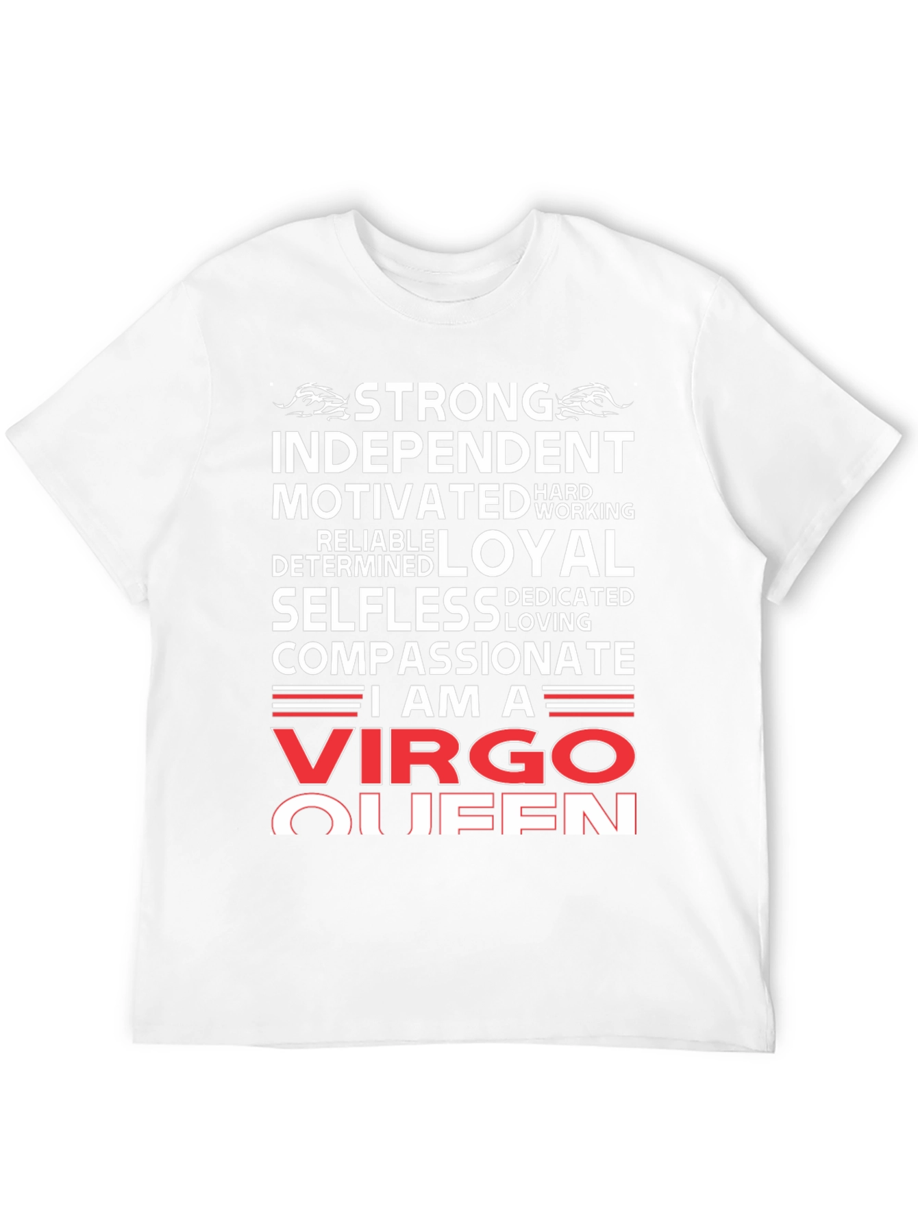 Camiseta Negra Virgo Queen: Fuerte e Independiente