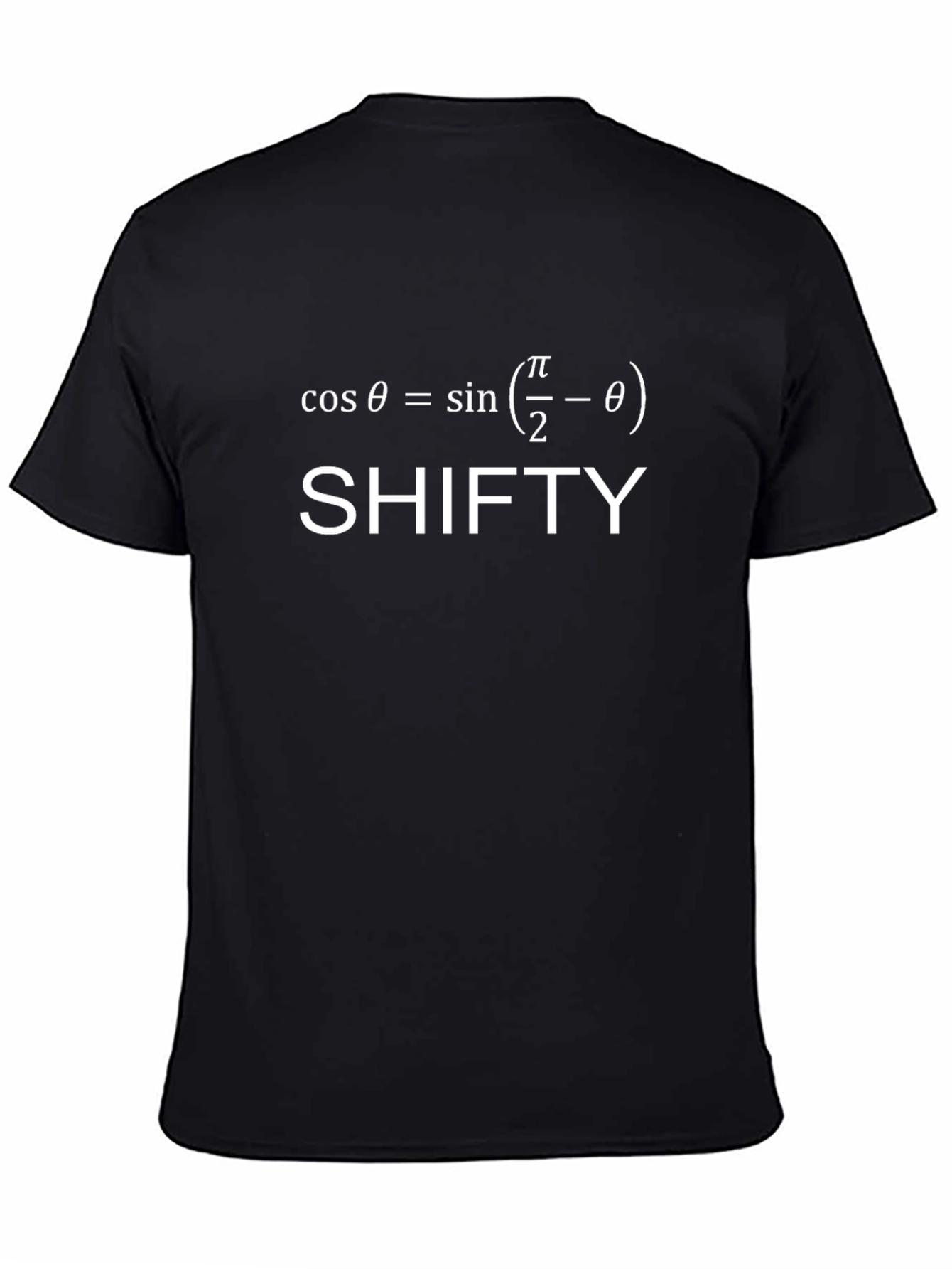 Camiseta Negra SHIFTY Matemáticas Divertida