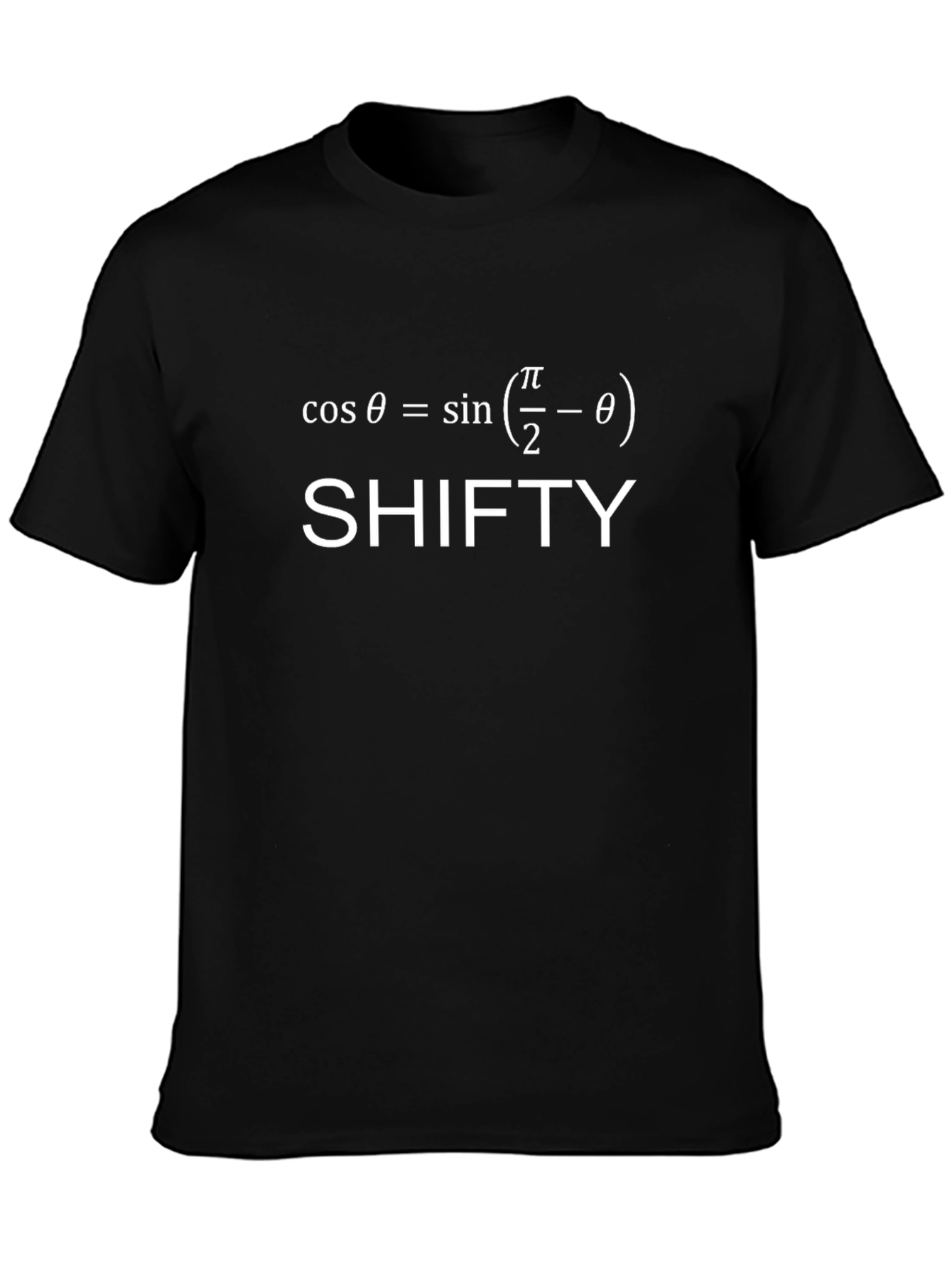 Camiseta Negra SHIFTY Matemáticas Divertida
