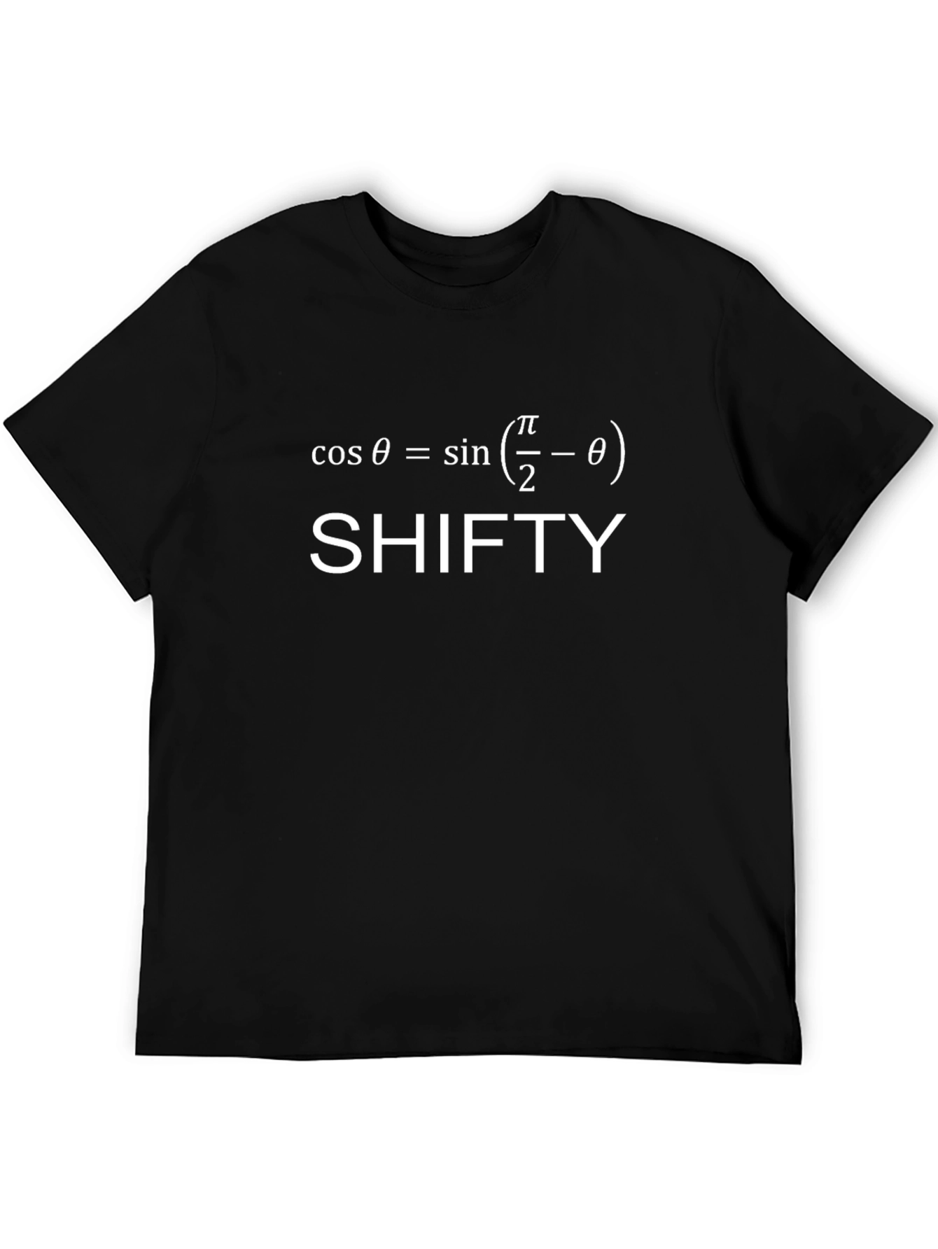 Camiseta Negra SHIFTY Matemáticas Divertida