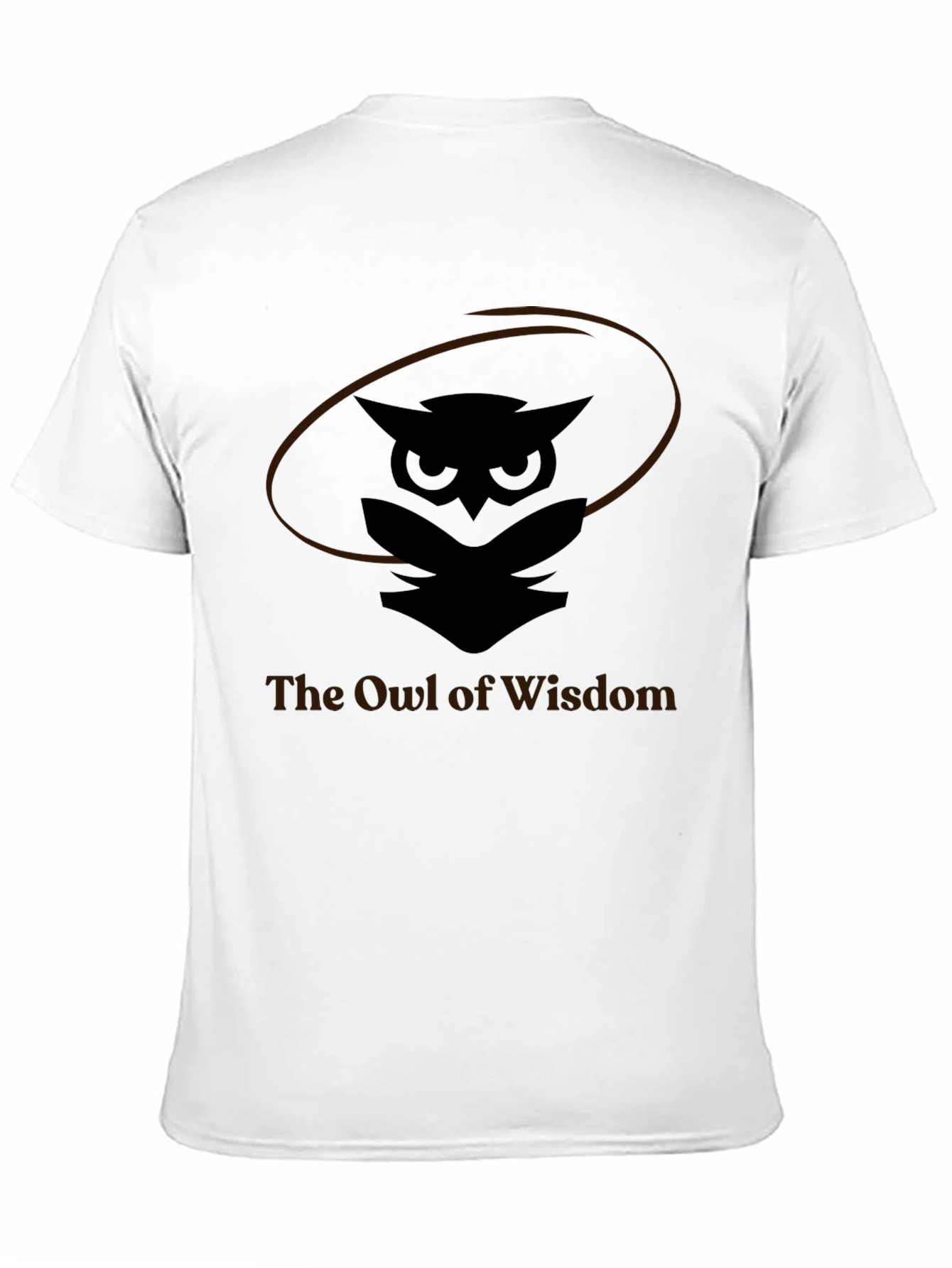 Camiseta Negra El Búho de la Sabiduría