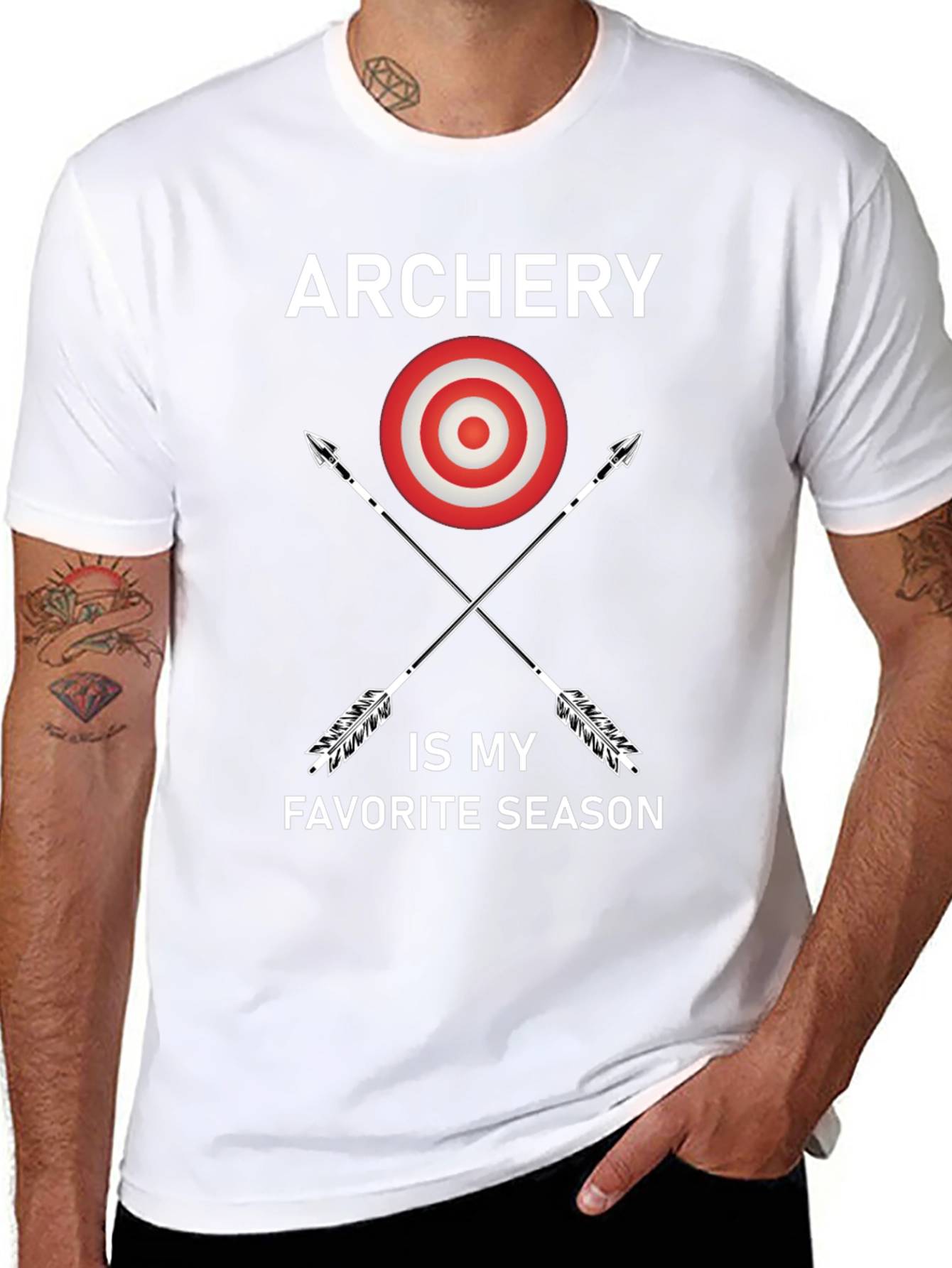 Camiseta Negra Archery is My Favorite Season