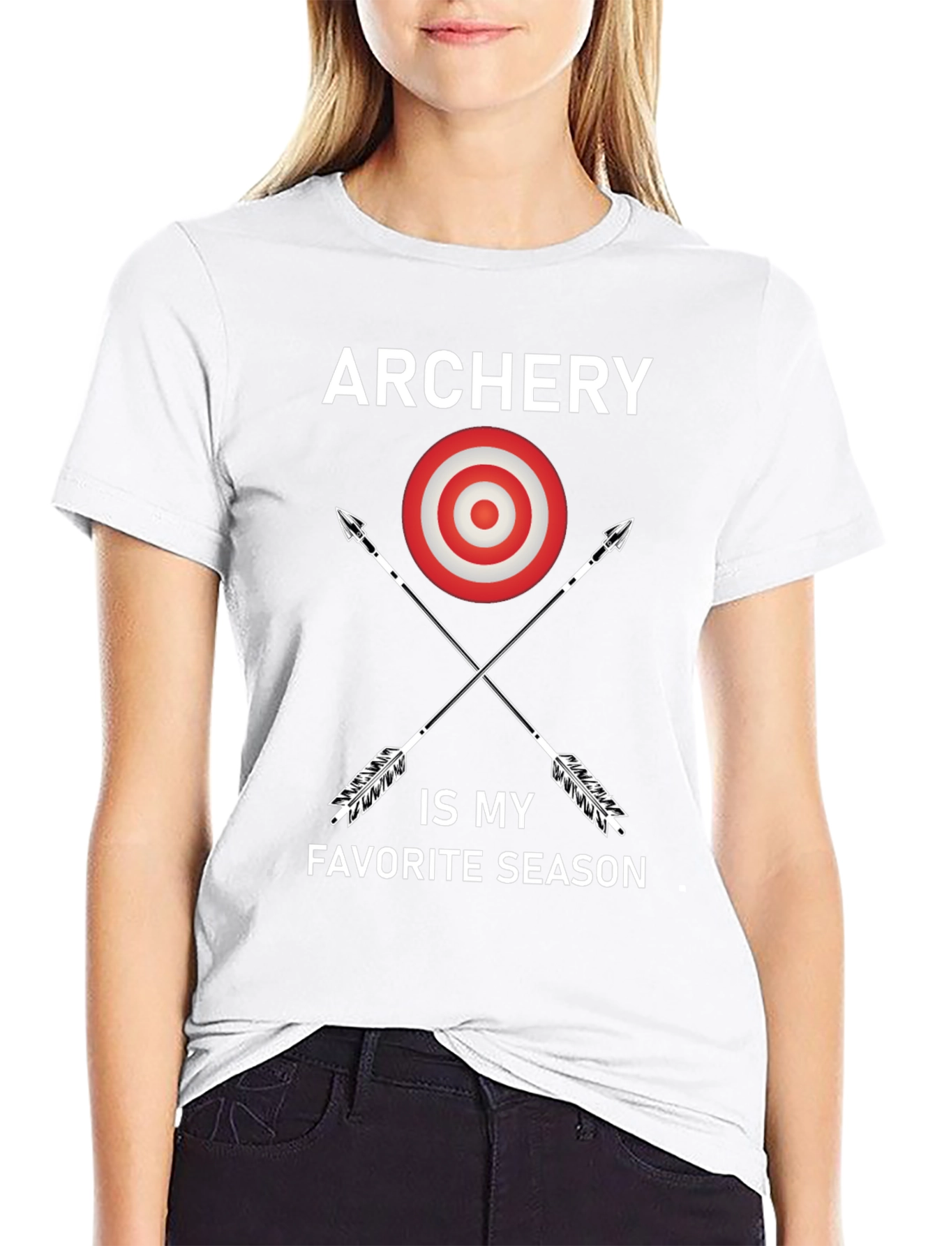 Camiseta Negra Archery is My Favorite Season