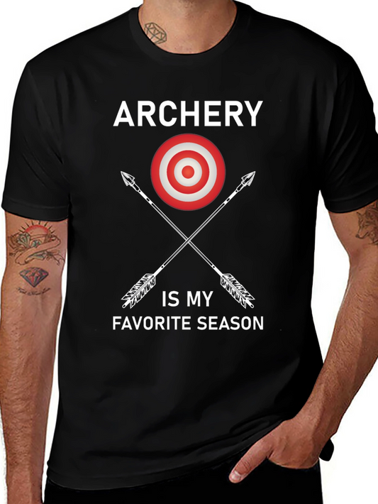 Camiseta Negra Archery is My Favorite Season