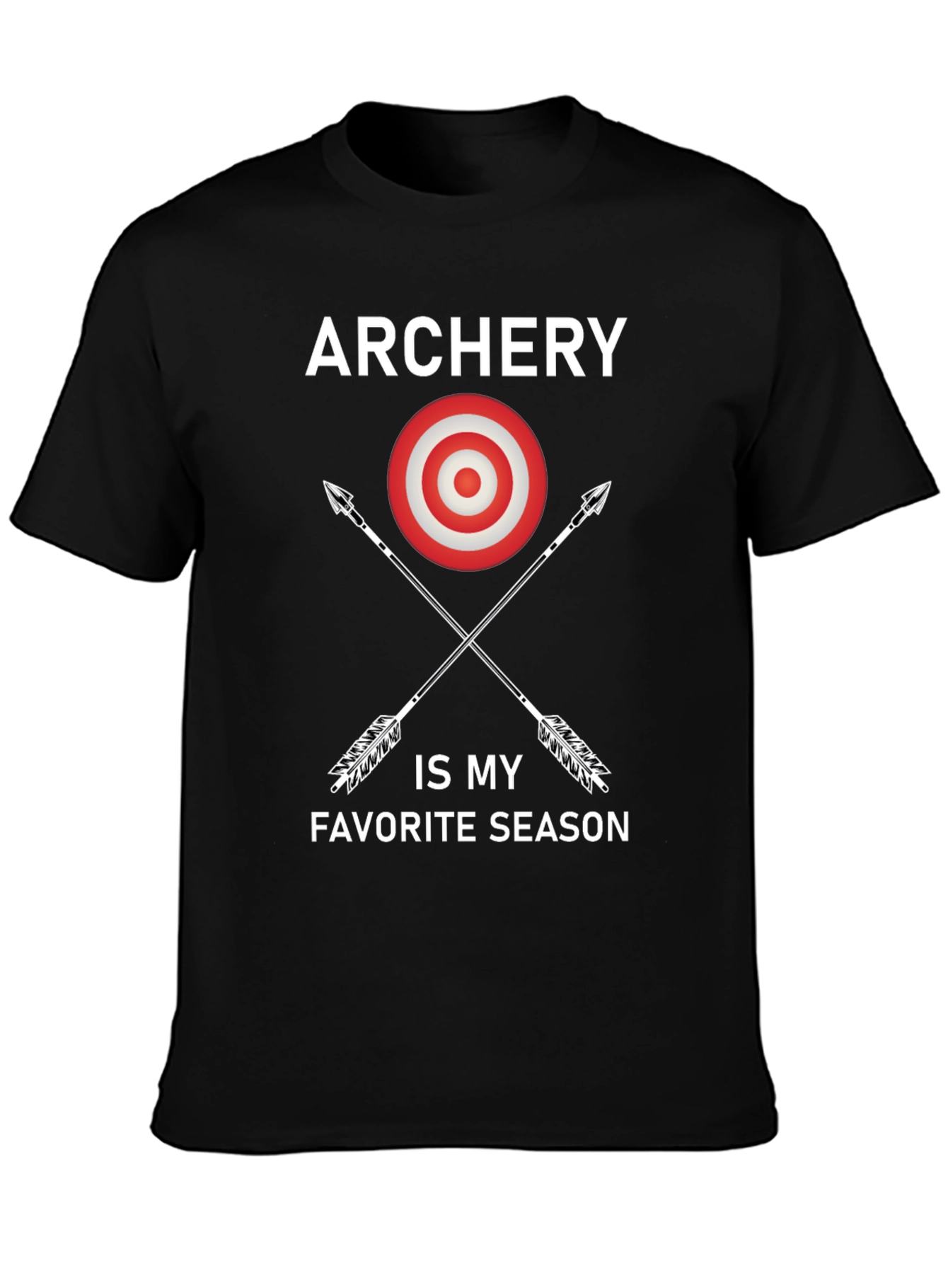 Camiseta Negra Archery is My Favorite Season
