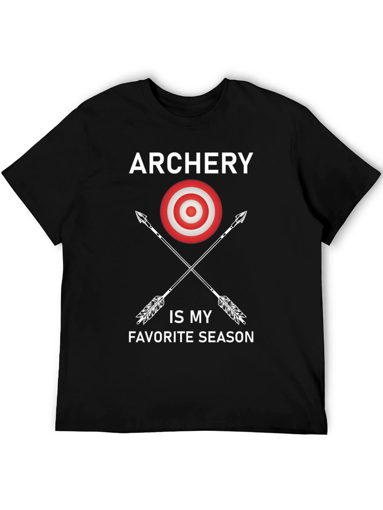 Camiseta Negra Archery is My Favorite Season