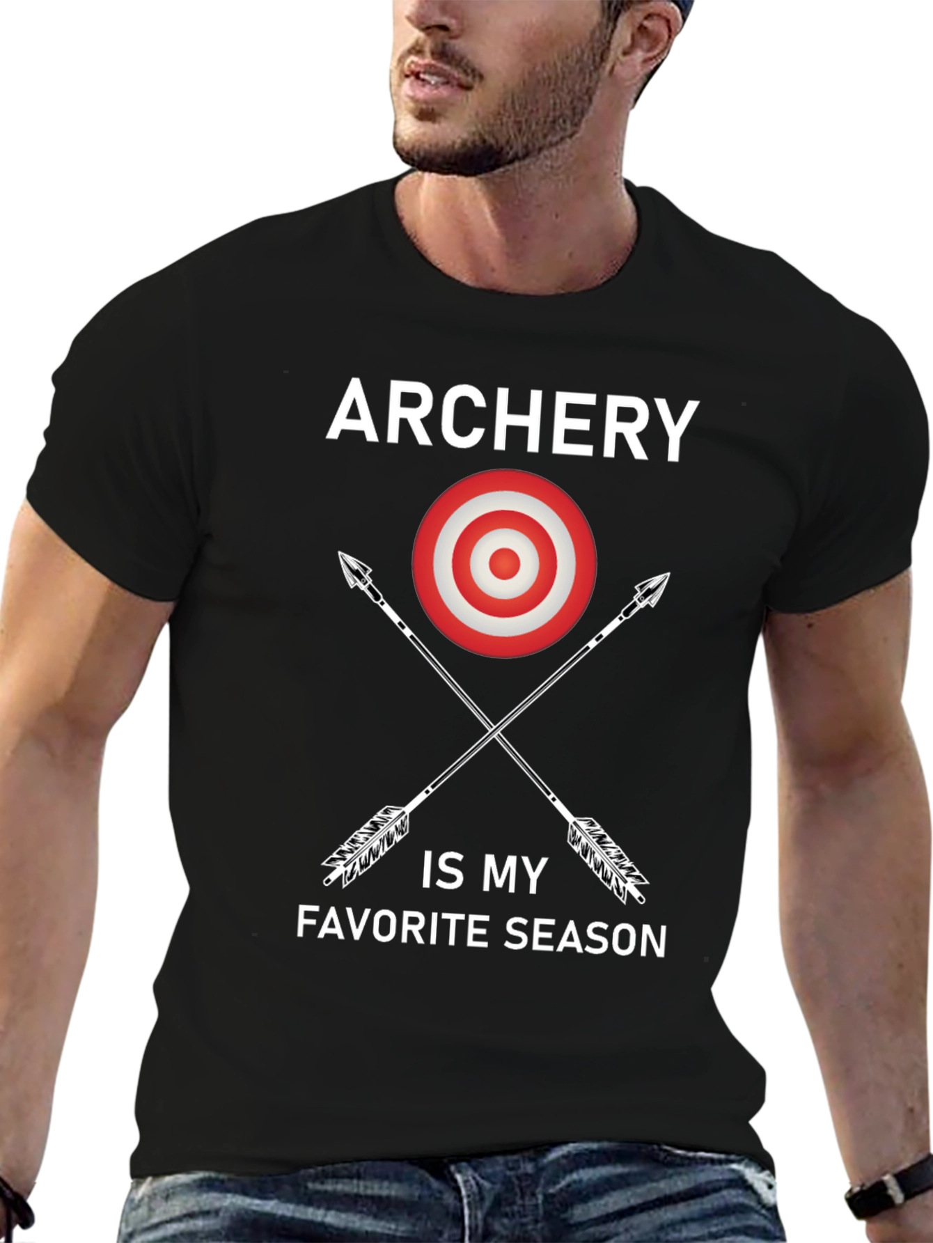 Camiseta Negra Archery is My Favorite Season