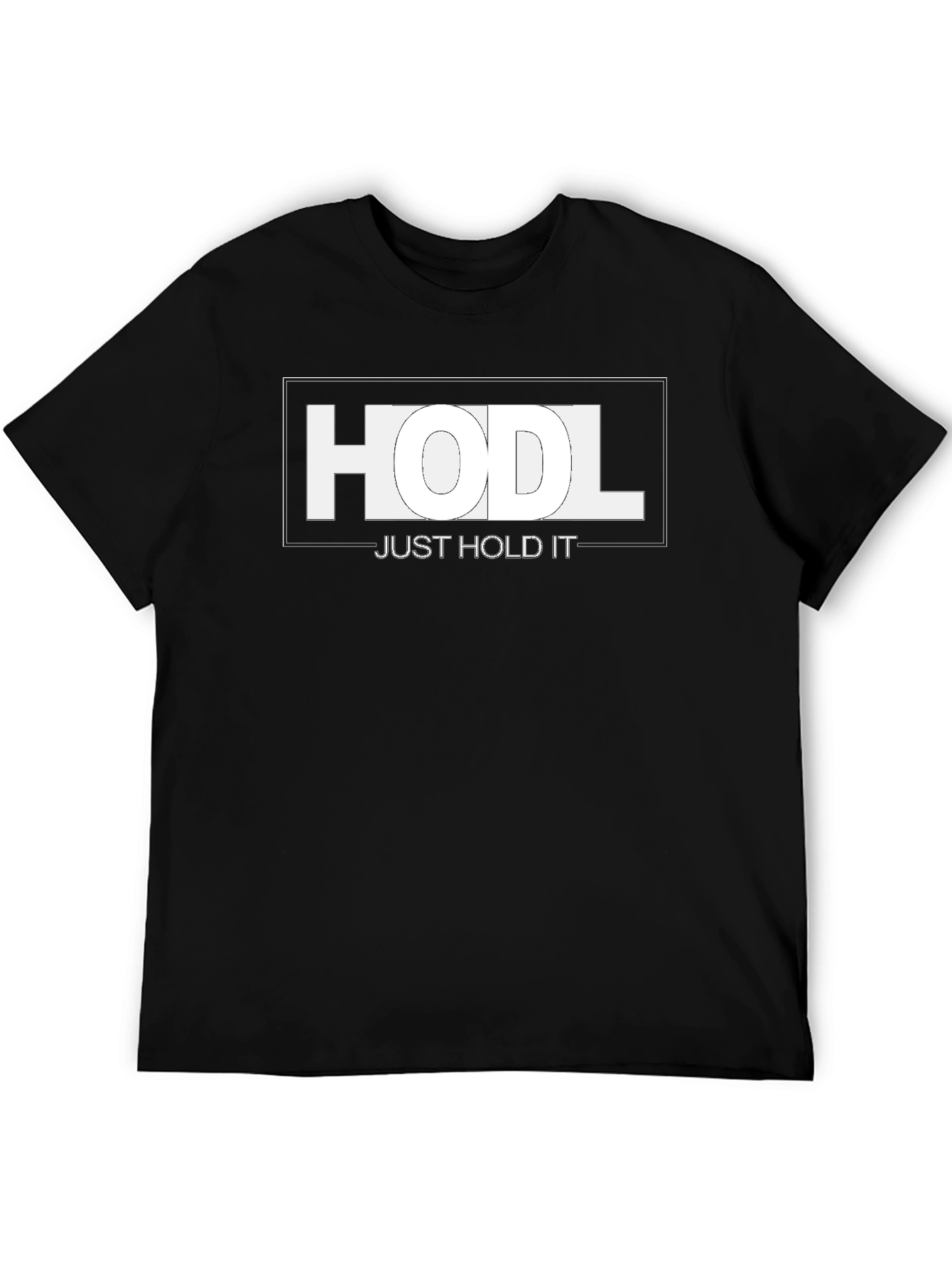 Camiseta HODL: Just Hold It - Criptomonedas