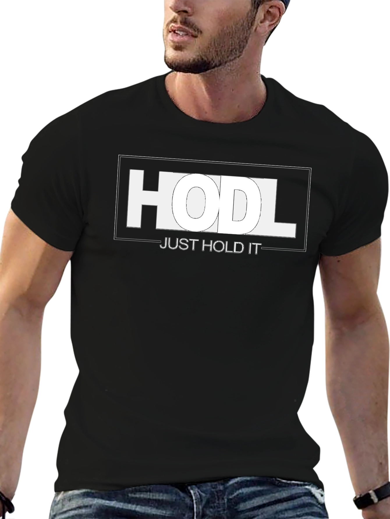 Camiseta HODL: Just Hold It - Criptomonedas