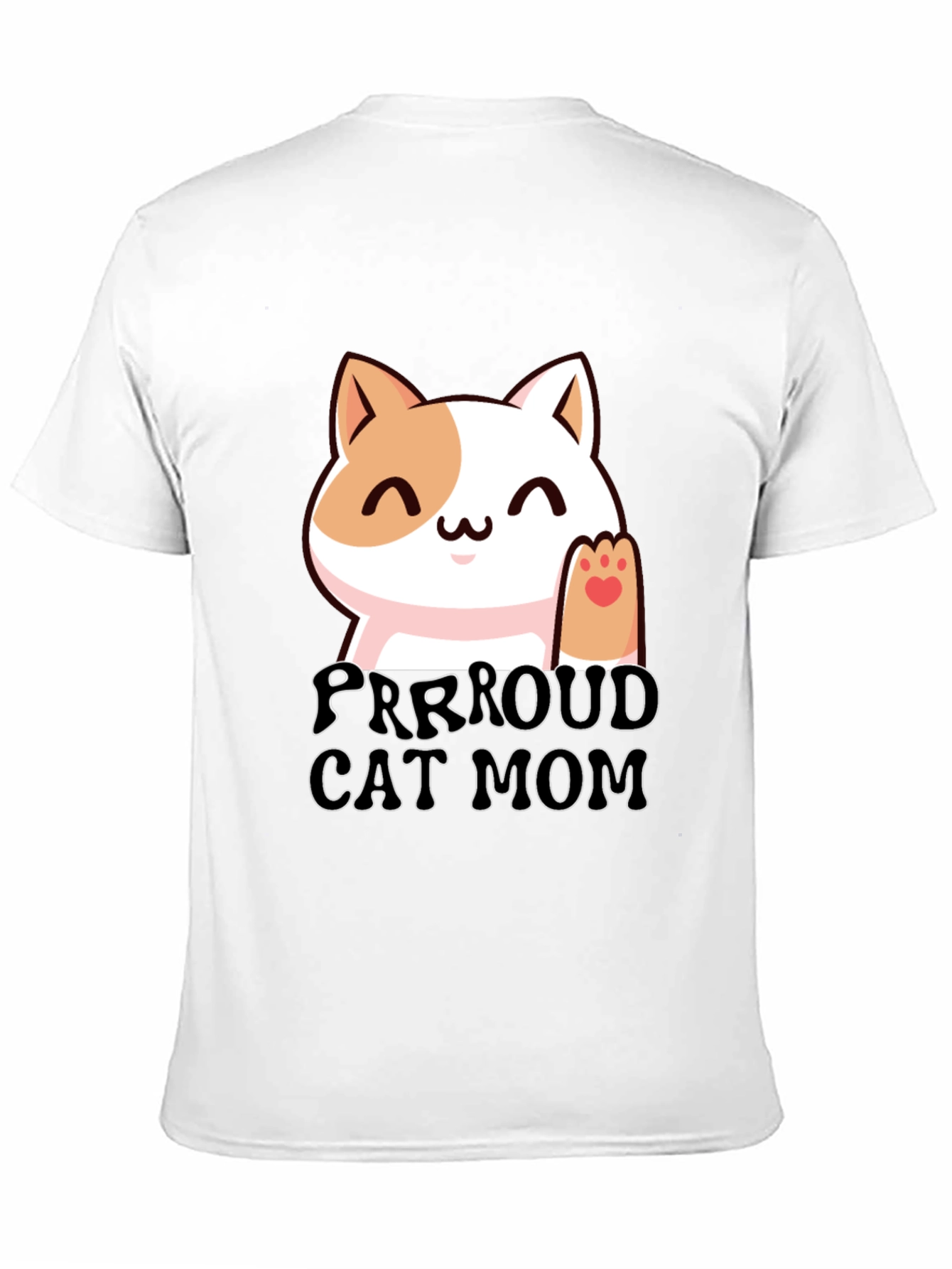 Camiseta Negra PRRROUD CAT MOM