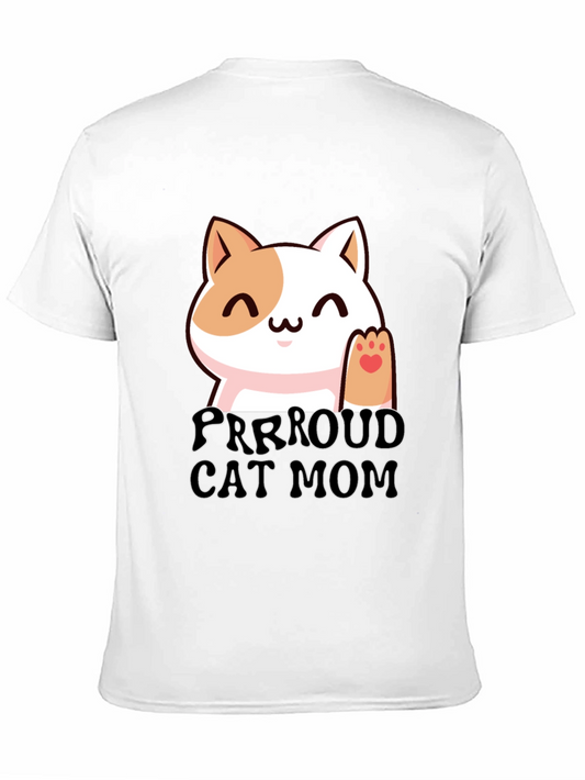 Camiseta Negra PRRROUD CAT MOM