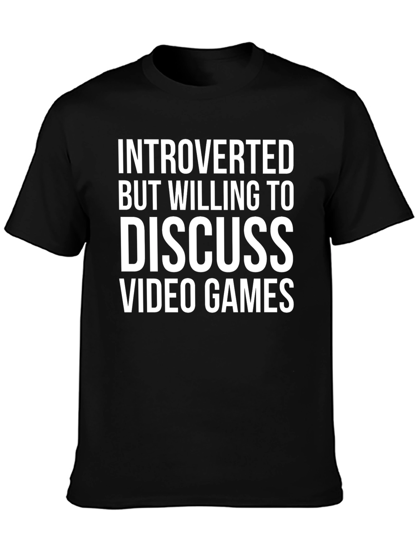 Camiseta Introvertido Videojuegos Algodón