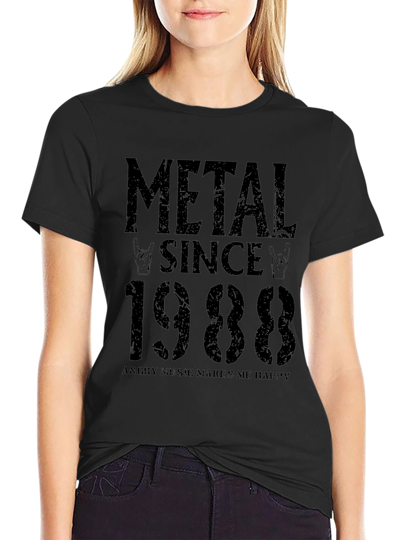 Camiseta Negra Metal Since 1988