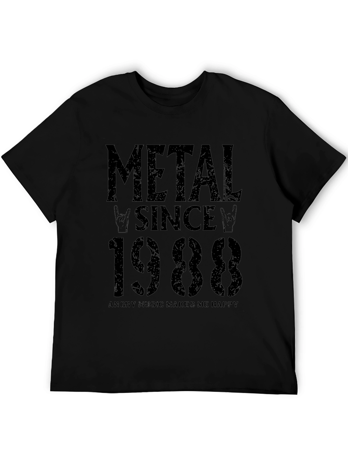 Camiseta Negra Metal Since 1988
