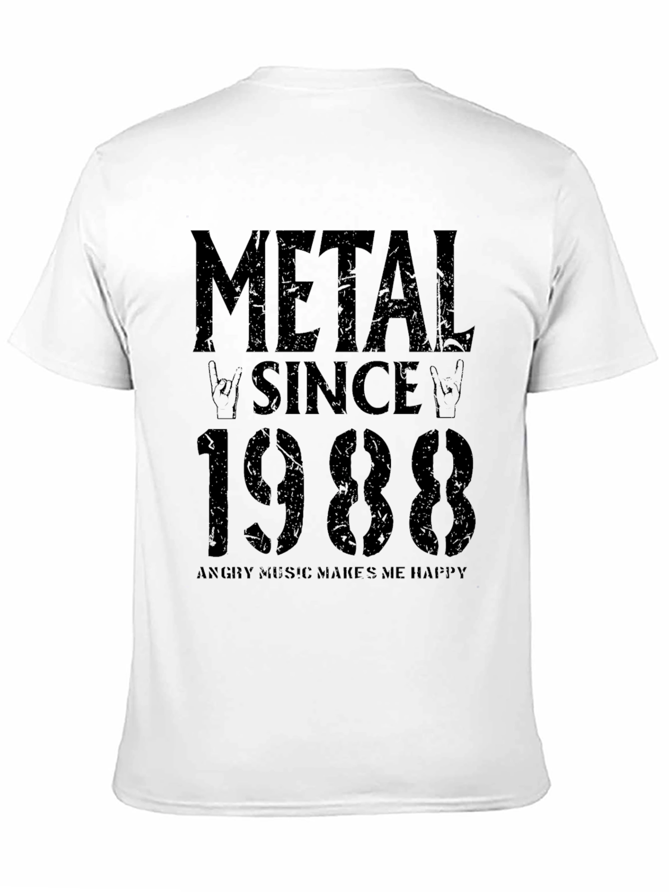 Camiseta Negra Metal Since 1988