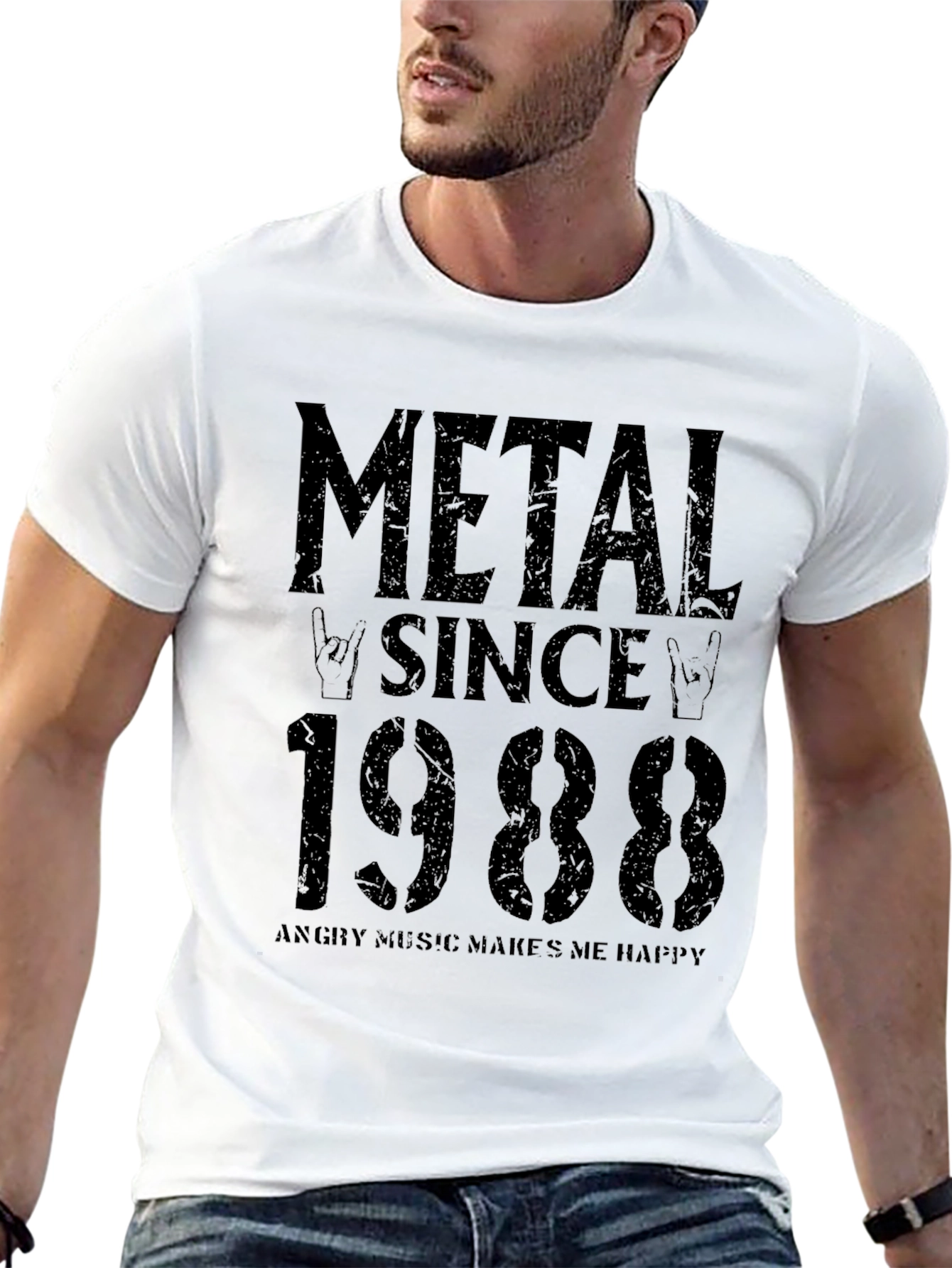 Camiseta Negra Metal Since 1988