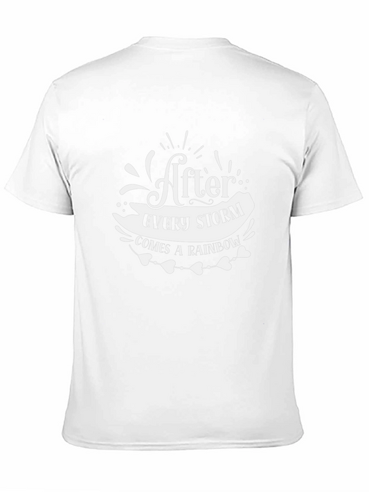 Camiseta Negra con Mensaje Inspirador After Every Storm