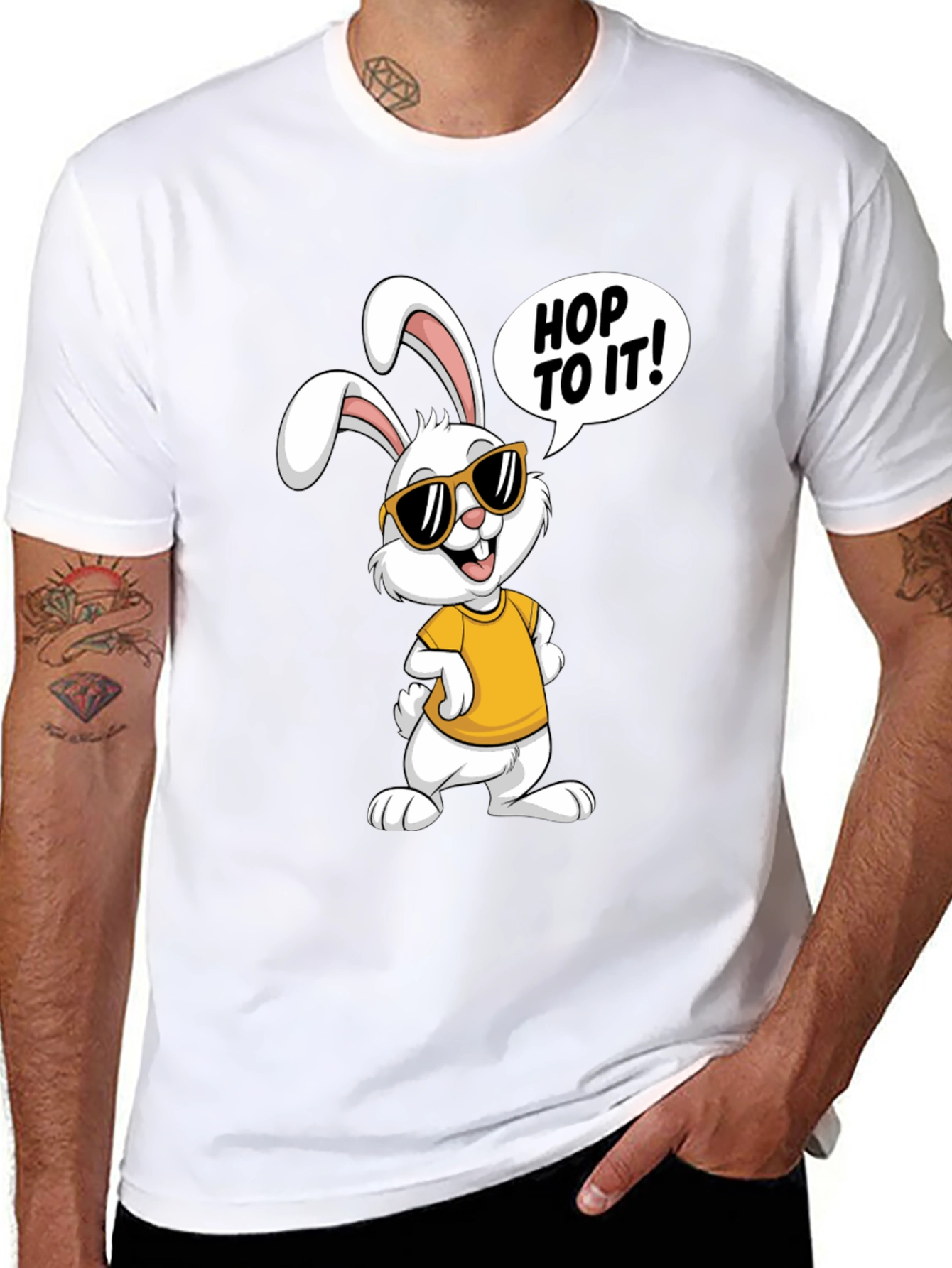 Camiseta Conejo Cool - ¡A Saltar!