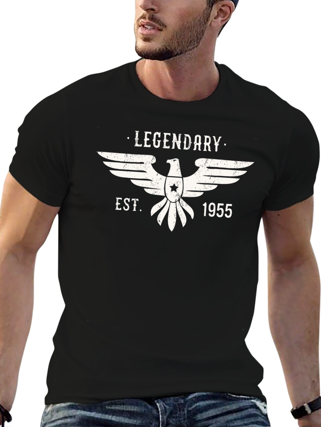 Camiseta Negra Legendary Est. 1955