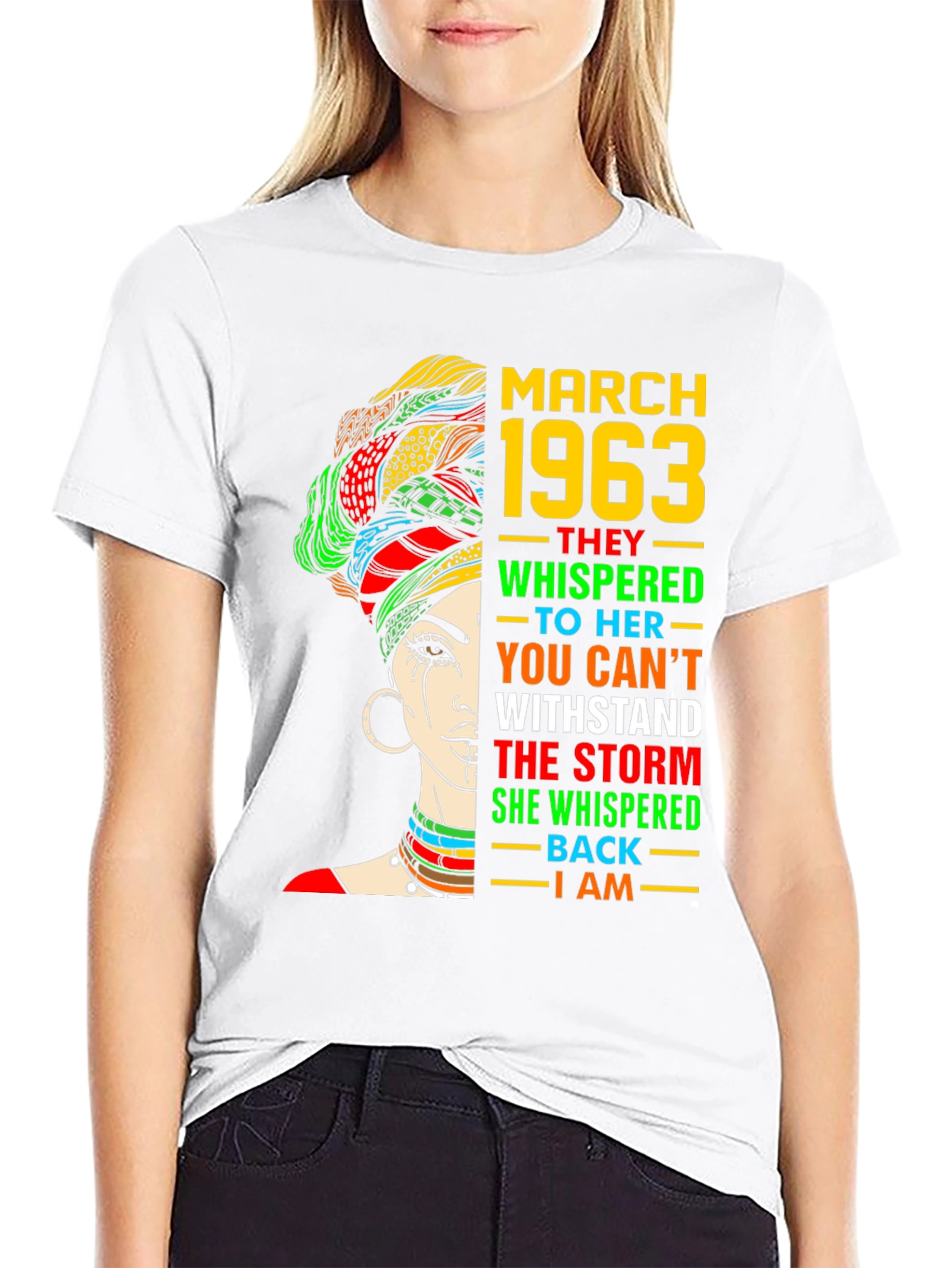 Camiseta Mujer Fuerte Marzo 1963