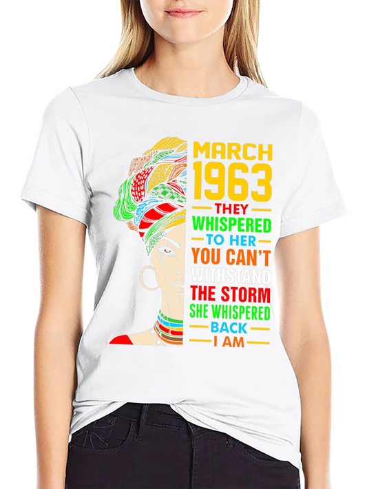 Camiseta Mujer Fuerte Marzo 1963
